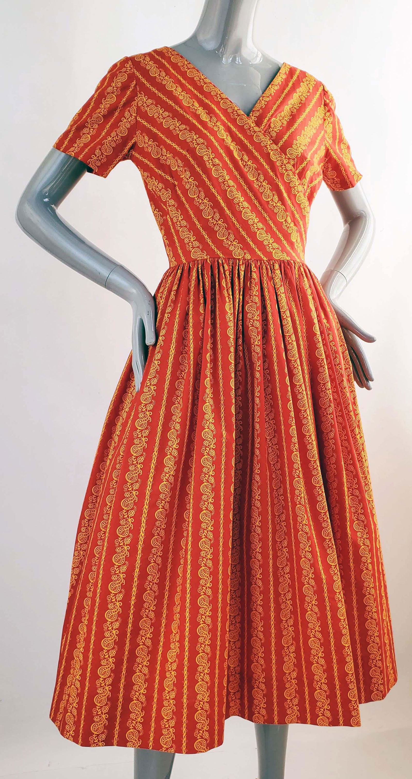 Claire Mccardell  Style Cotton Dress, 1950s (1 of 5)