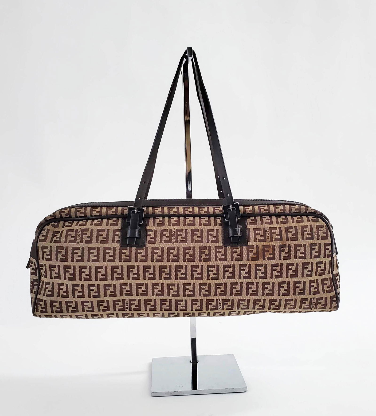 Fendi Zucca Logo Rectangular Bag, 1990s (1 of 7)