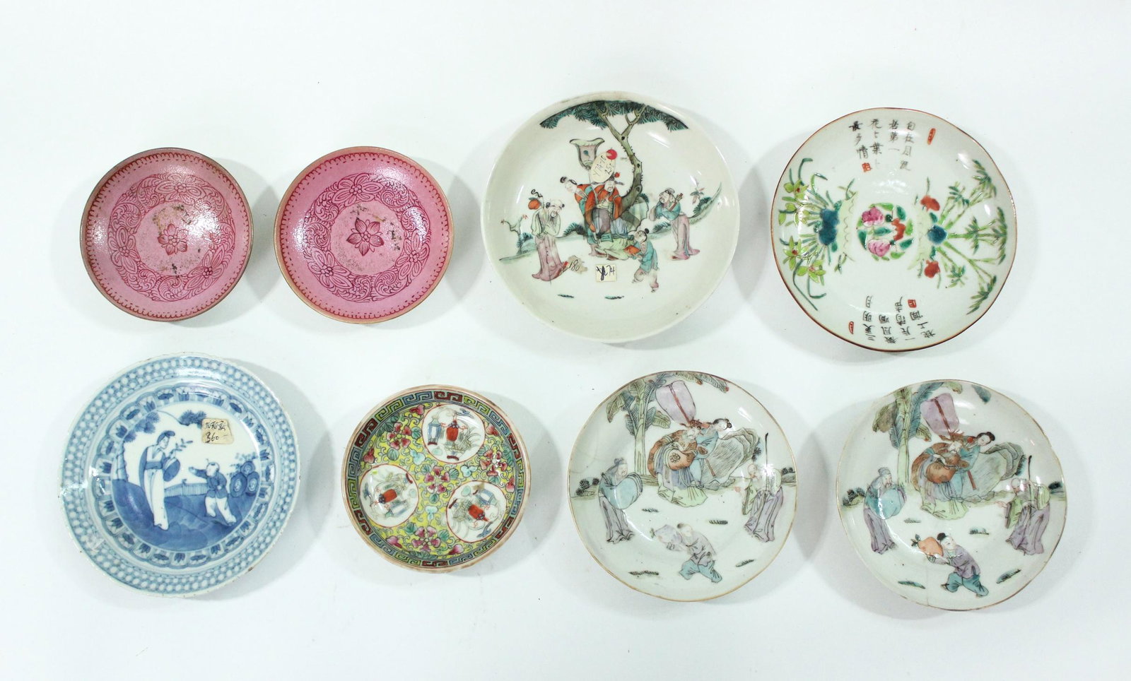 8 Antique Chinese Porcelain Small Plates (1 of 16)