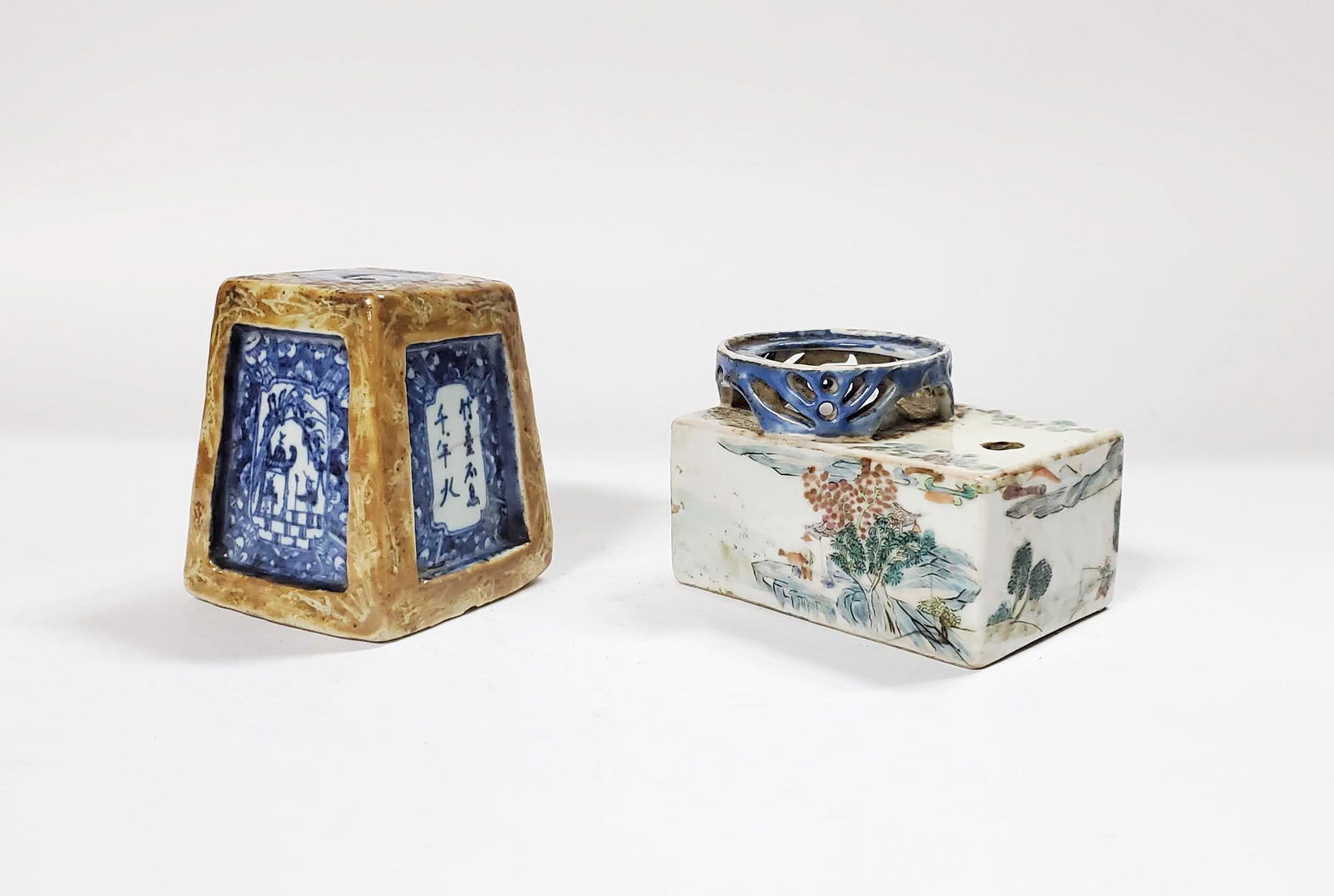 Lot of 2 Antique Chinese Porcelain Objects (1 of 12)