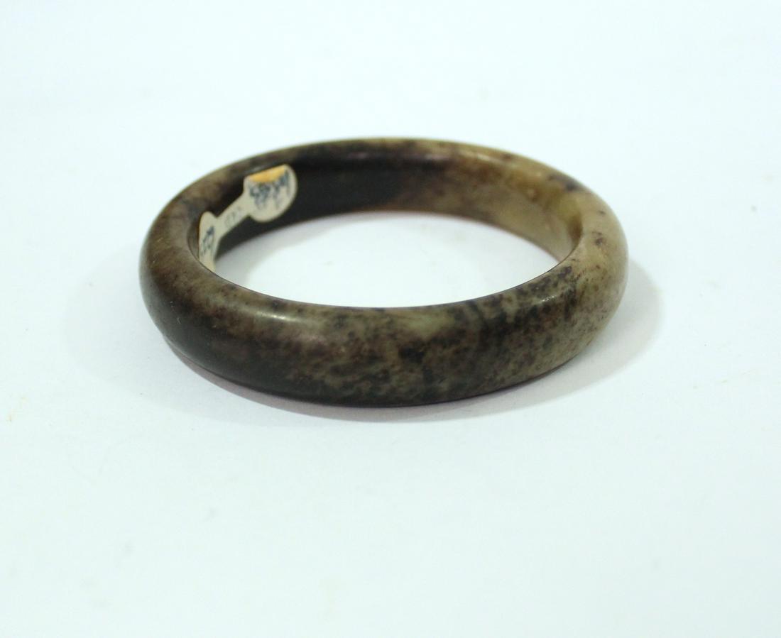 Antique Chinese Two Colored Jade Bangle (1 of 6)