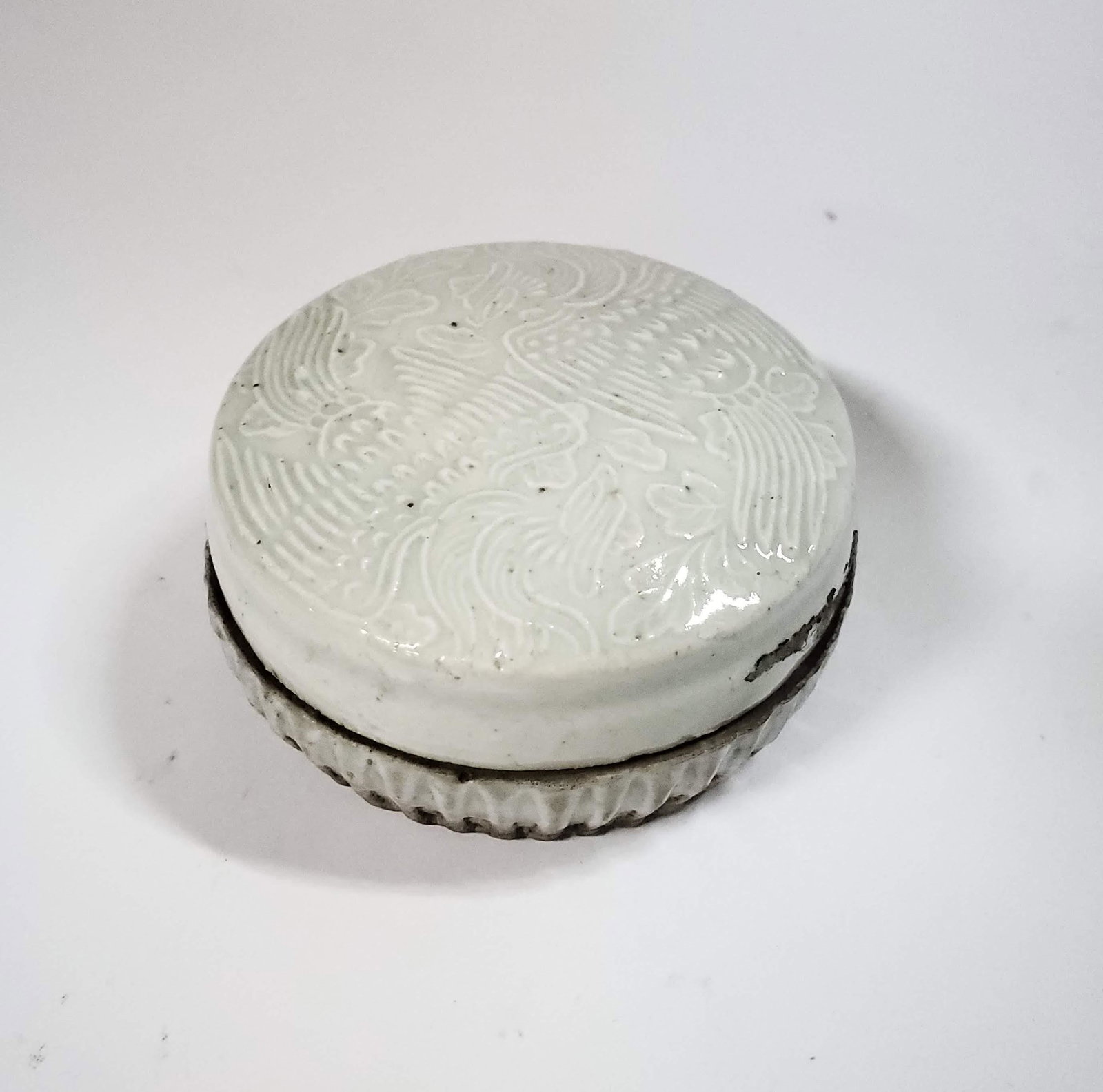 Antique Chinese Celadon Stamp Box (1 of 4)
