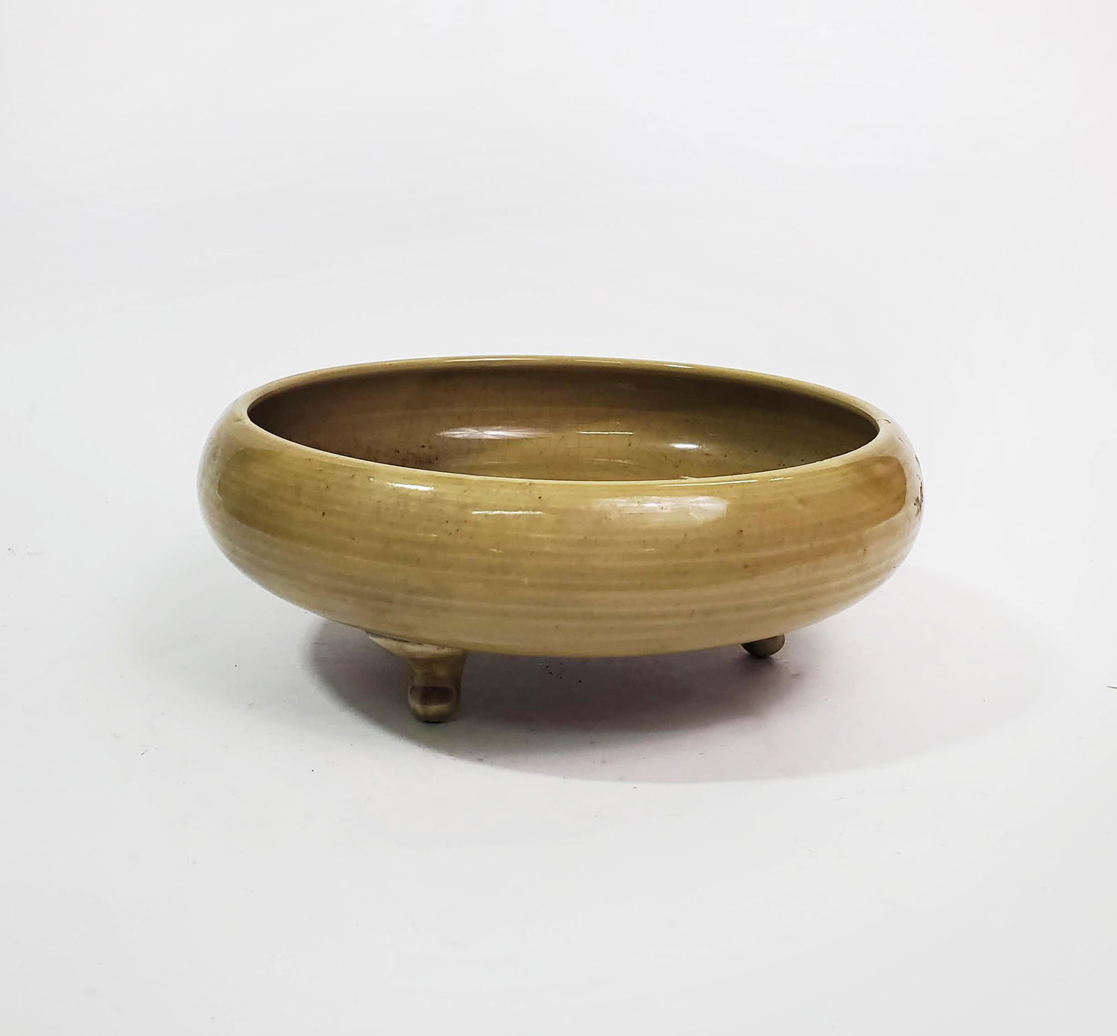 Antique Chinese Ceramic Tripod Footed Bowl (1 of 5)