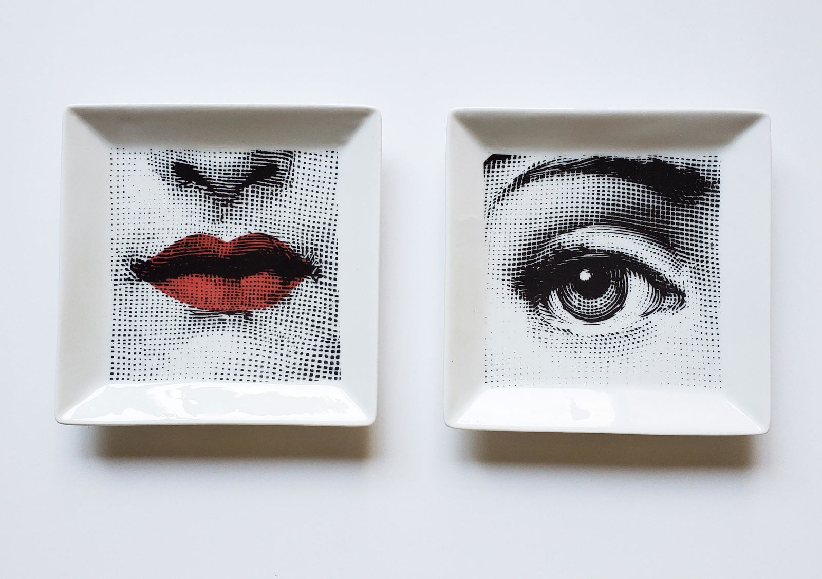 Fornasetti facade tray - Black