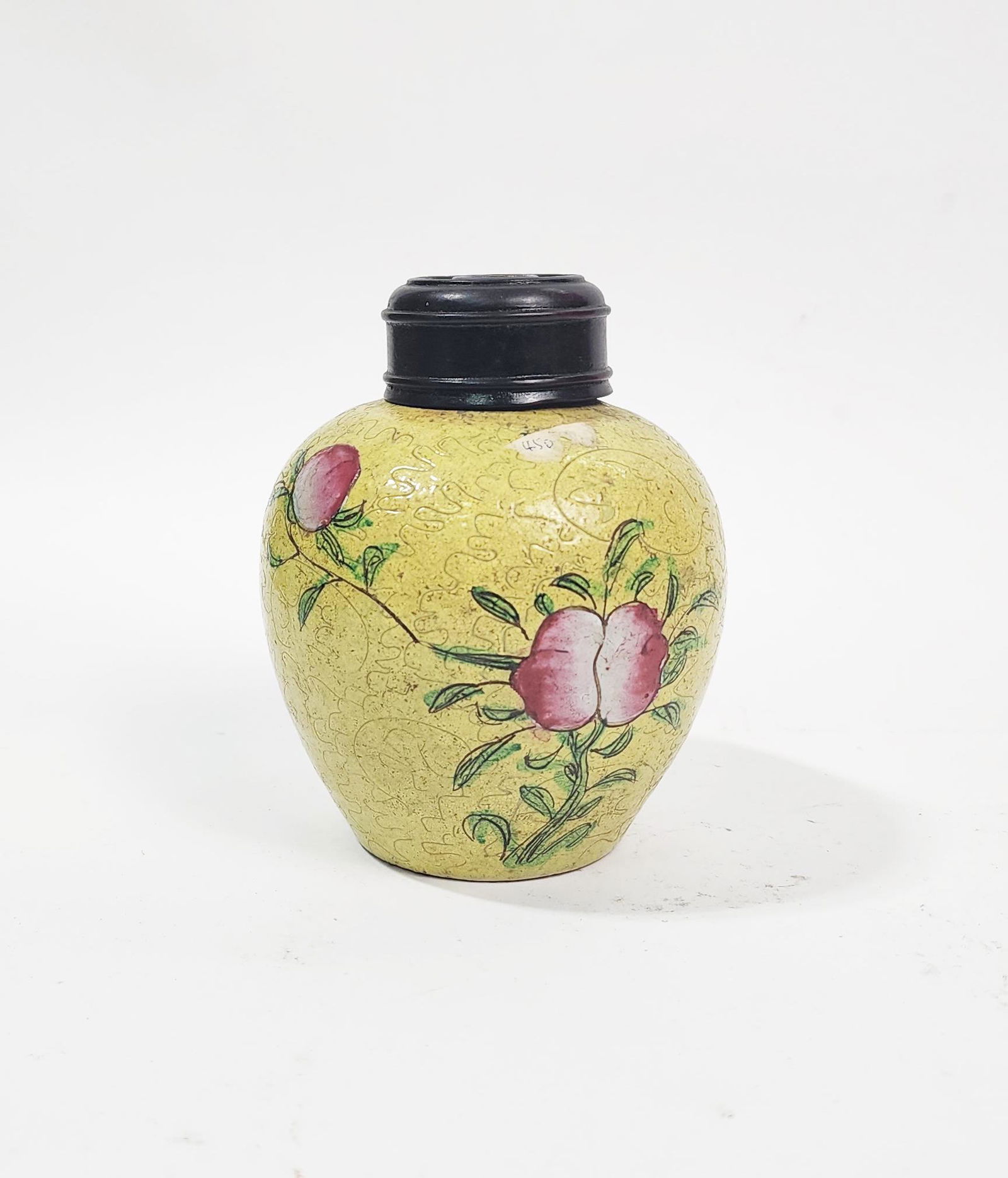 Antique Chinese Yellow Glazed Porcelain Jar (1 of 6)