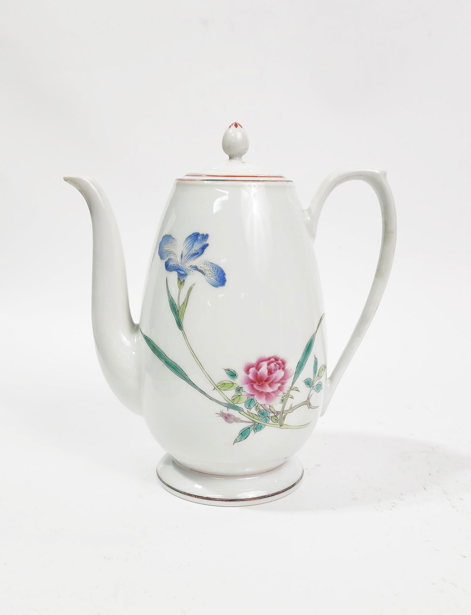 Chinese Export Jingdezhen Porcelain Coffee Pot (1 of 6)