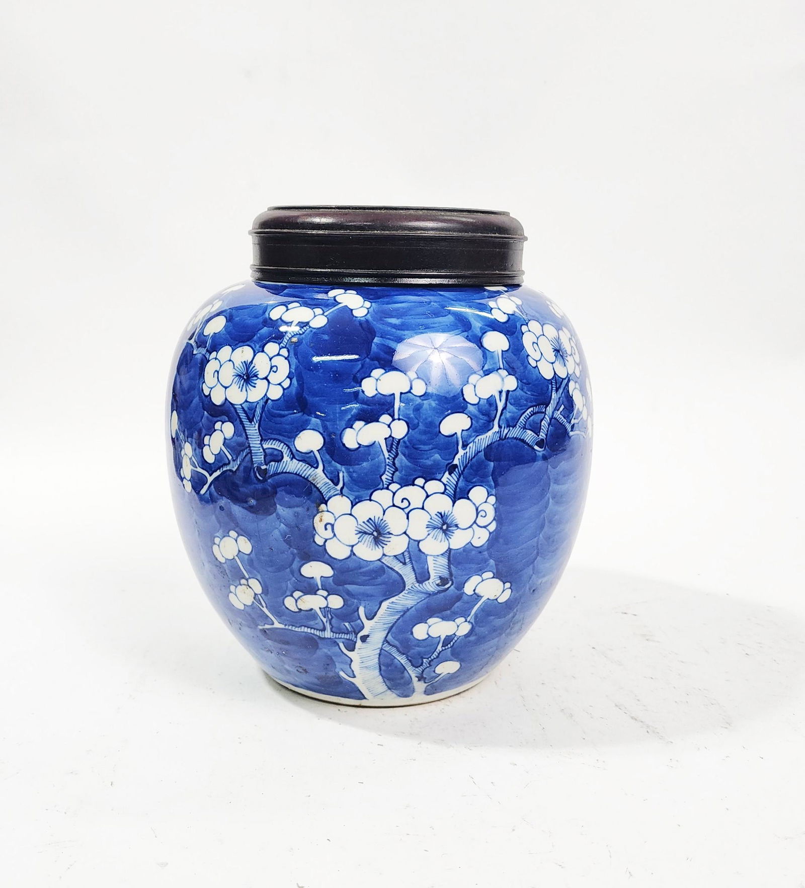 Antique Chinese Blue & White Hawthorne Jar (1 of 4)