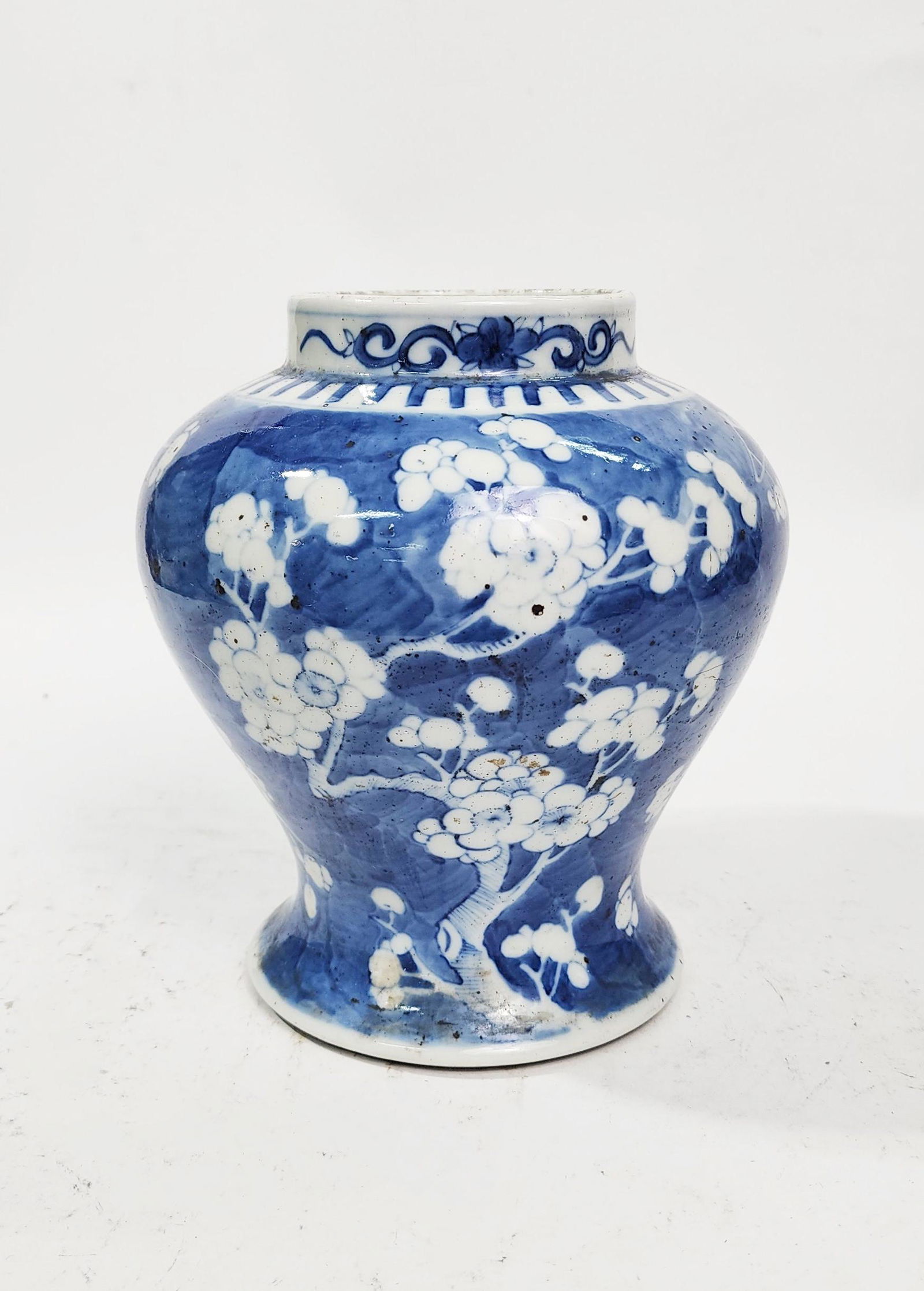Antique Chinese Blue & White Hawthorne Jar (1 of 5)