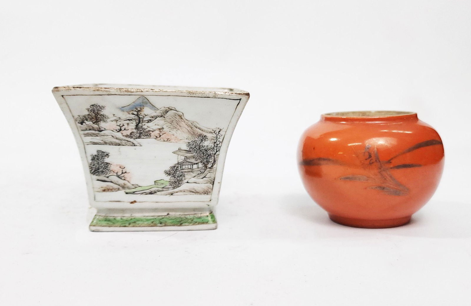 Lot of 2 Antique Chinese Porcelain Dishes (1 of 6)