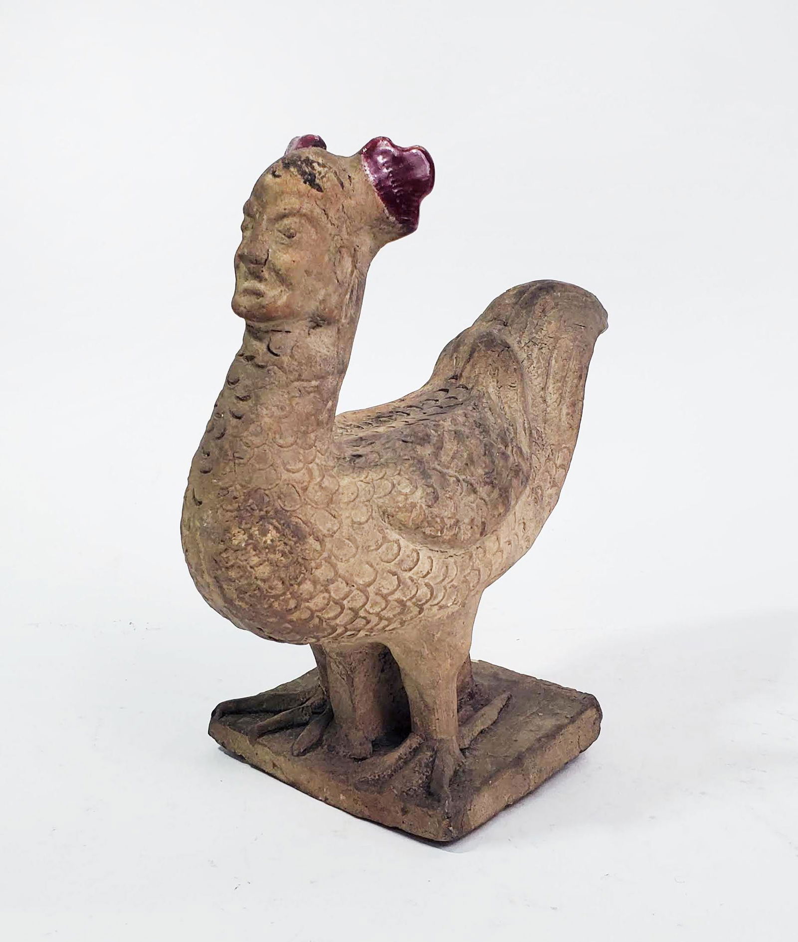 Antique Chinese Pottery Bird Shaped Roof Tile (1 of 6)