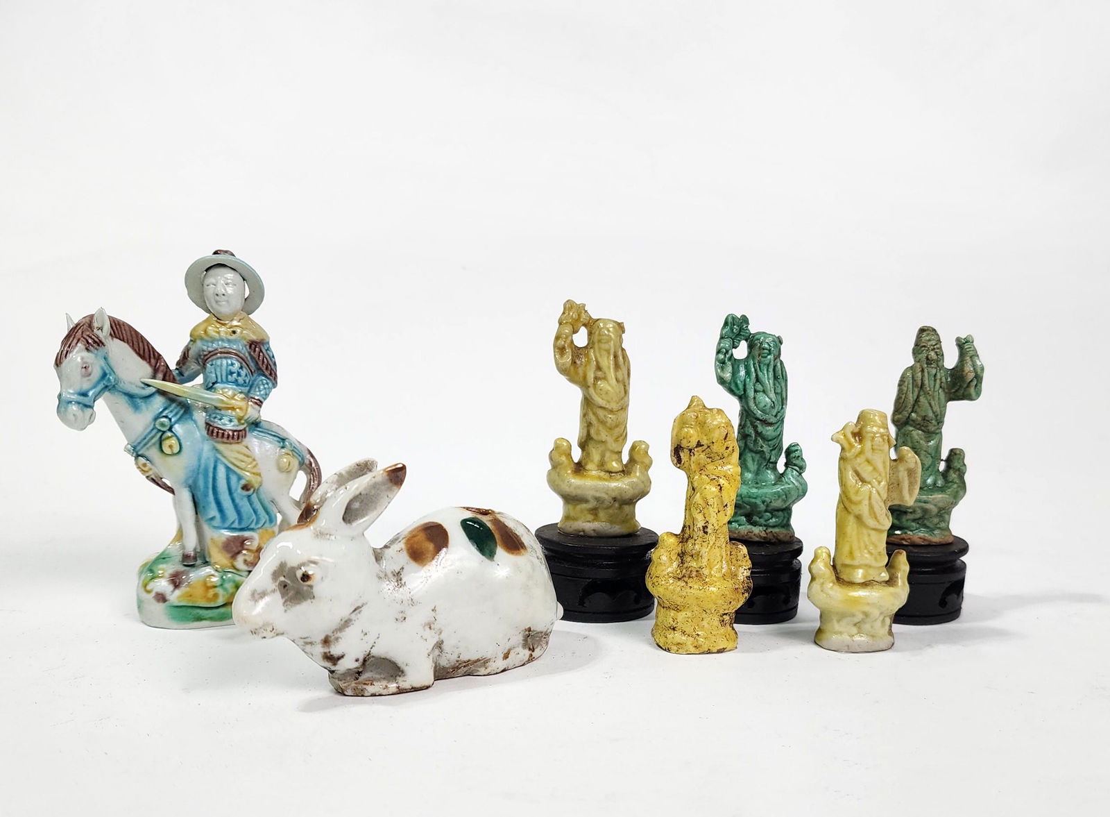 Group of 7 Chinese Porcelain Miniature Figures (1 of 9)