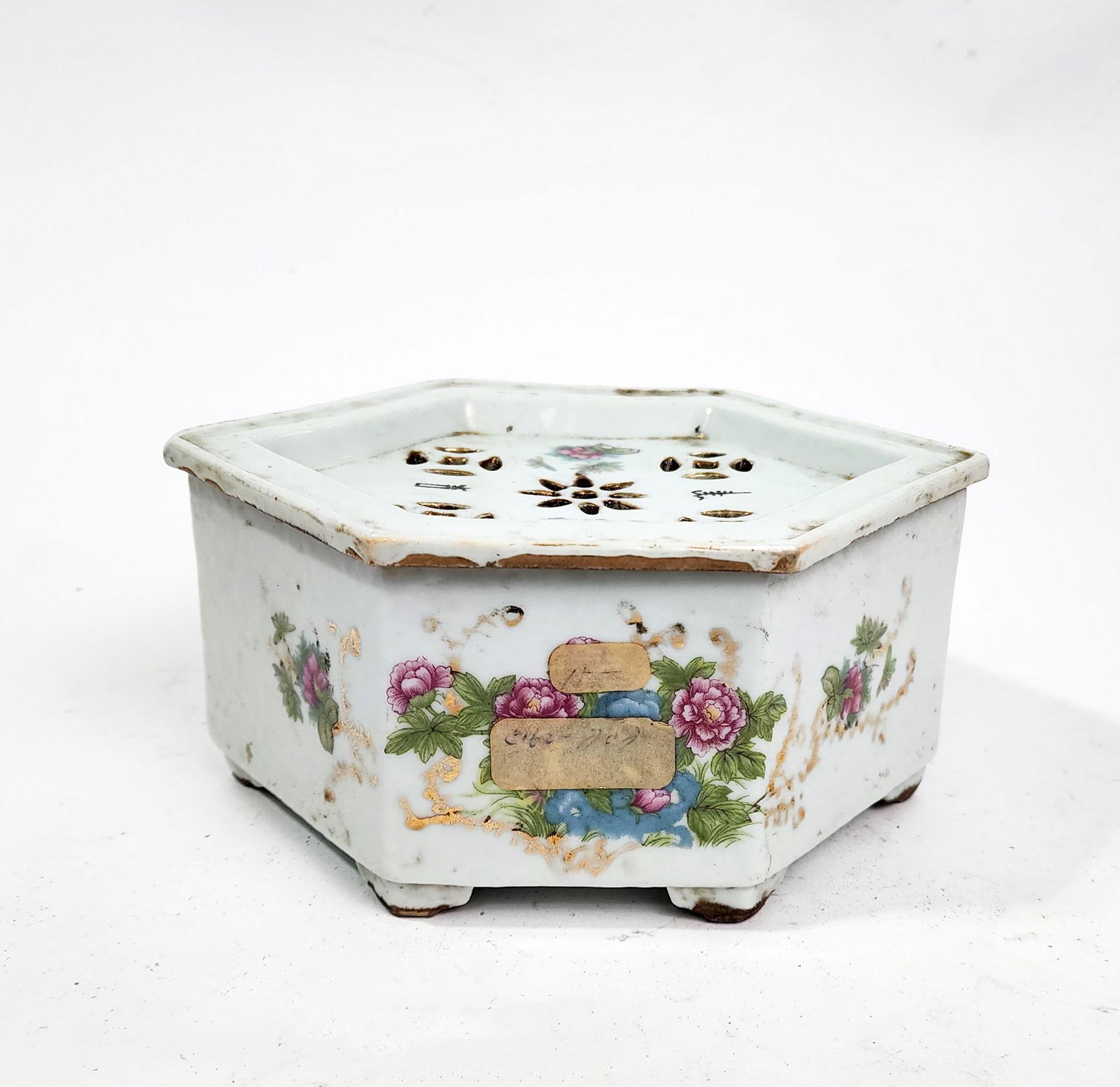 Antique Chinese Porcelain Cricket Box (1 of 6)
