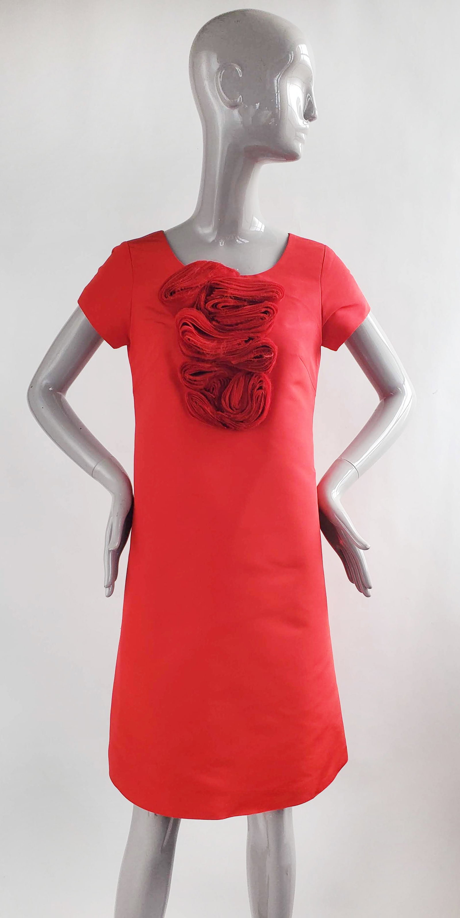 Charlotte Brody New York Red Silk Dress, 2018 (1 of 3)