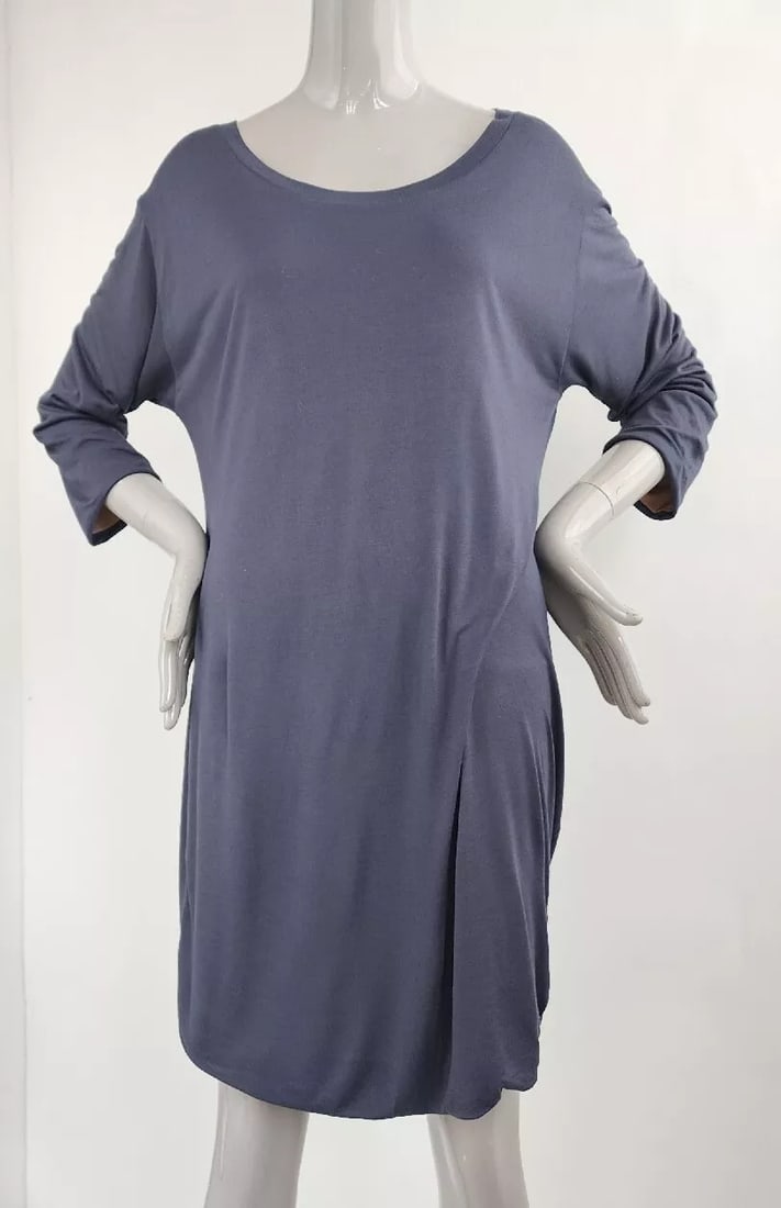 Maison Martin Margiela MM6 Grey Viscose Jersey Asymmetrical Dress, 2009 (1 of 8)