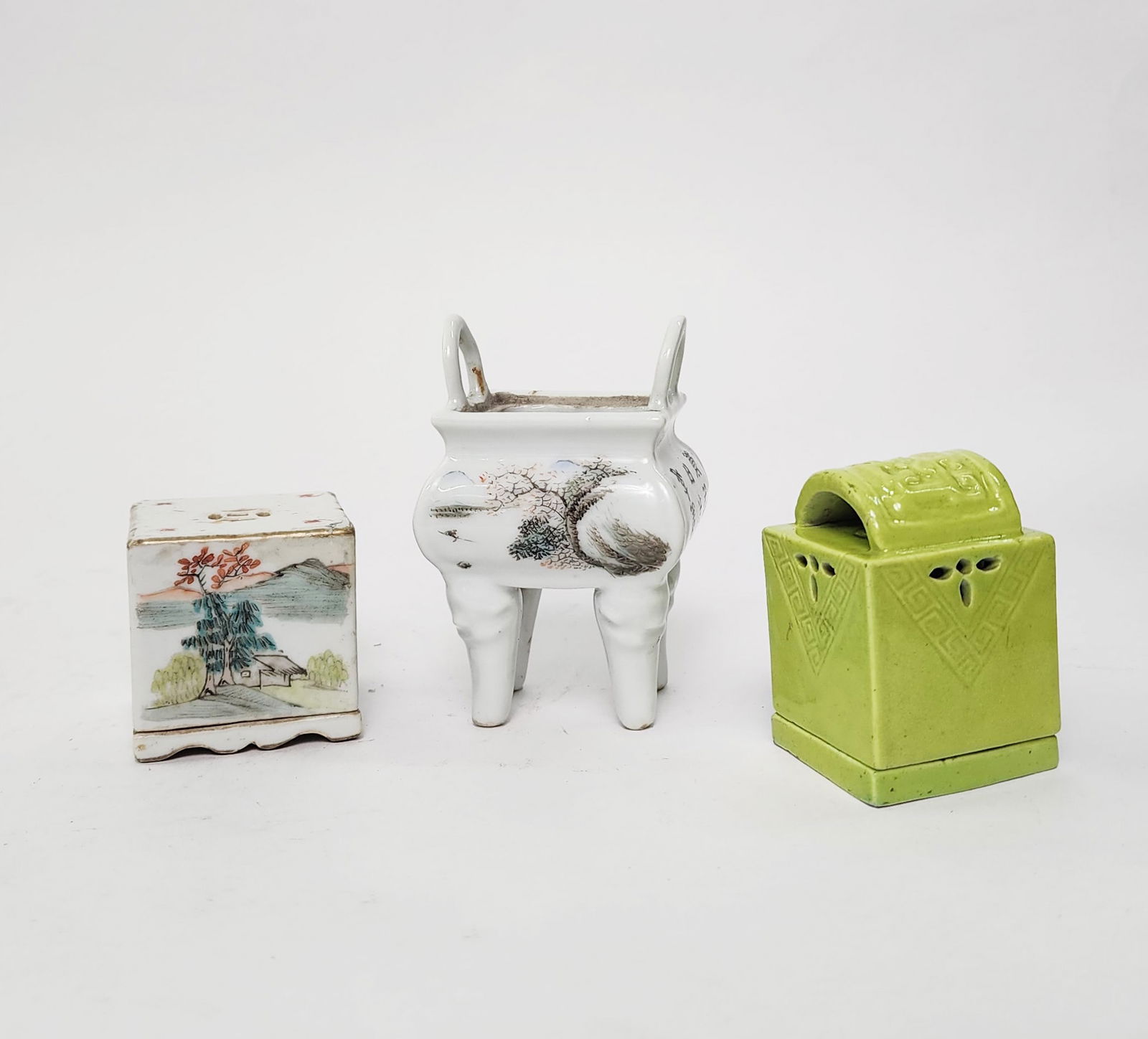 Antique Chinese Porcelain Scholarly Objects (1 of 9)