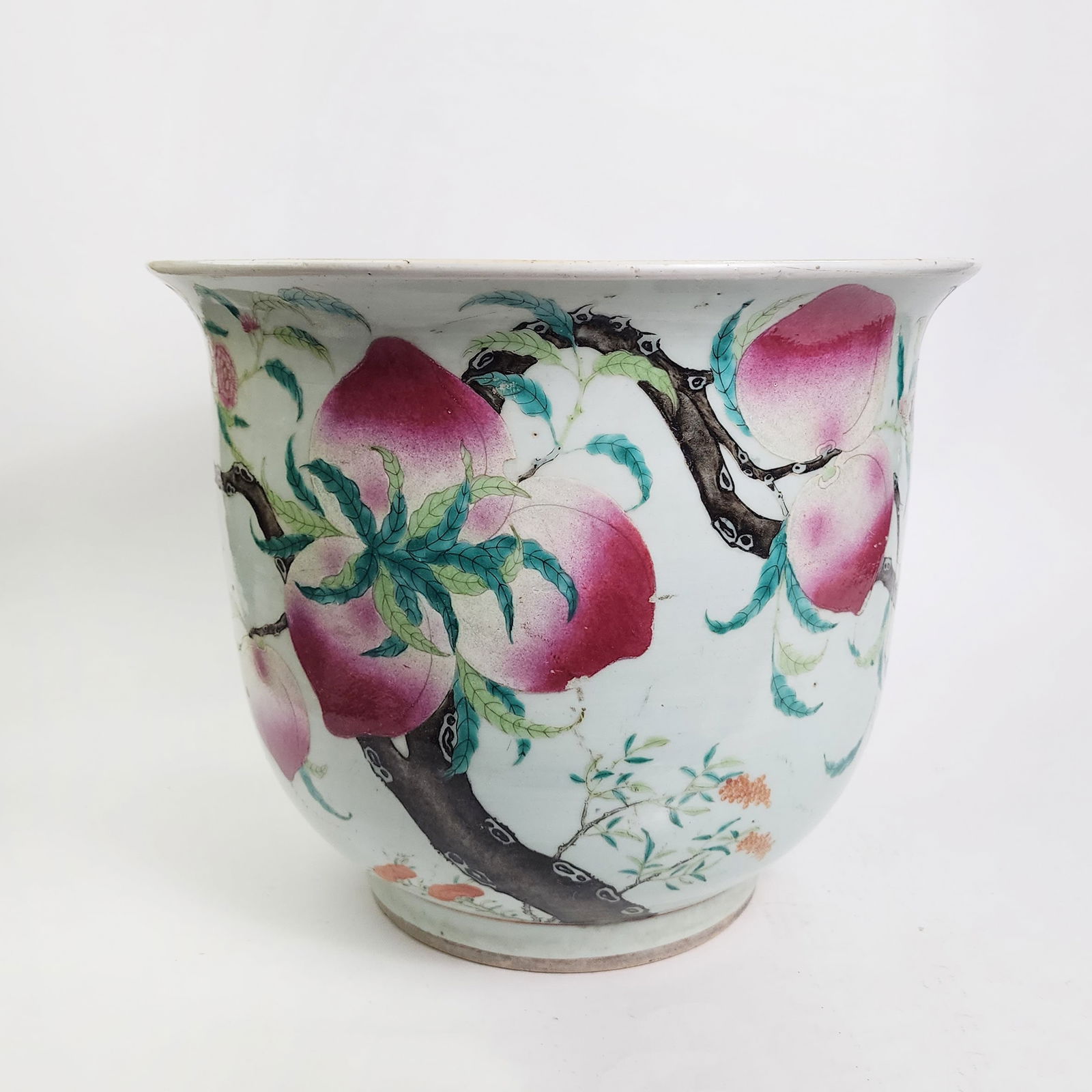Antique Chinese Famille Rose Peach Planter (1 of 12)