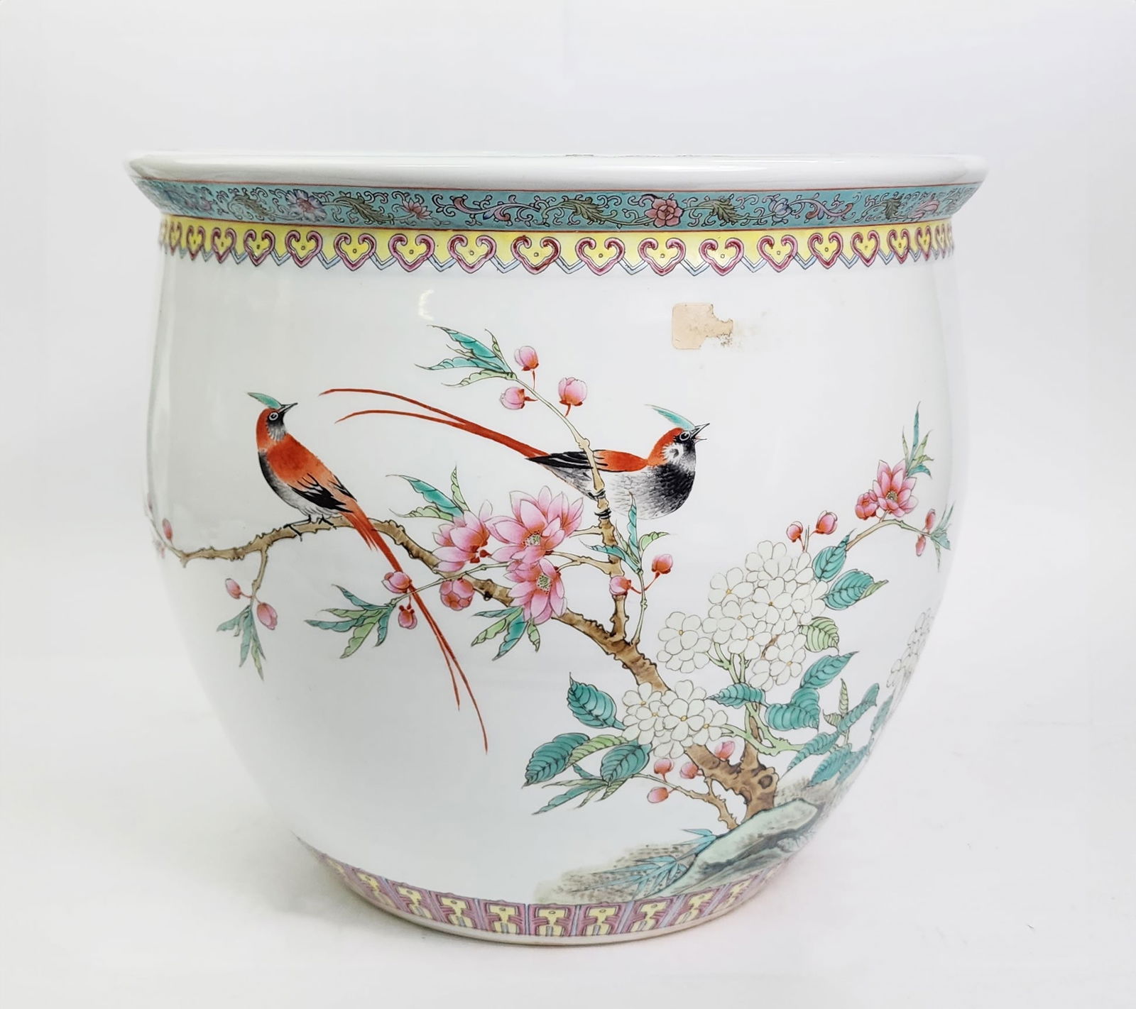 Chinese Export Jingdezhen Famille Rose Large Planter (1 of 8)