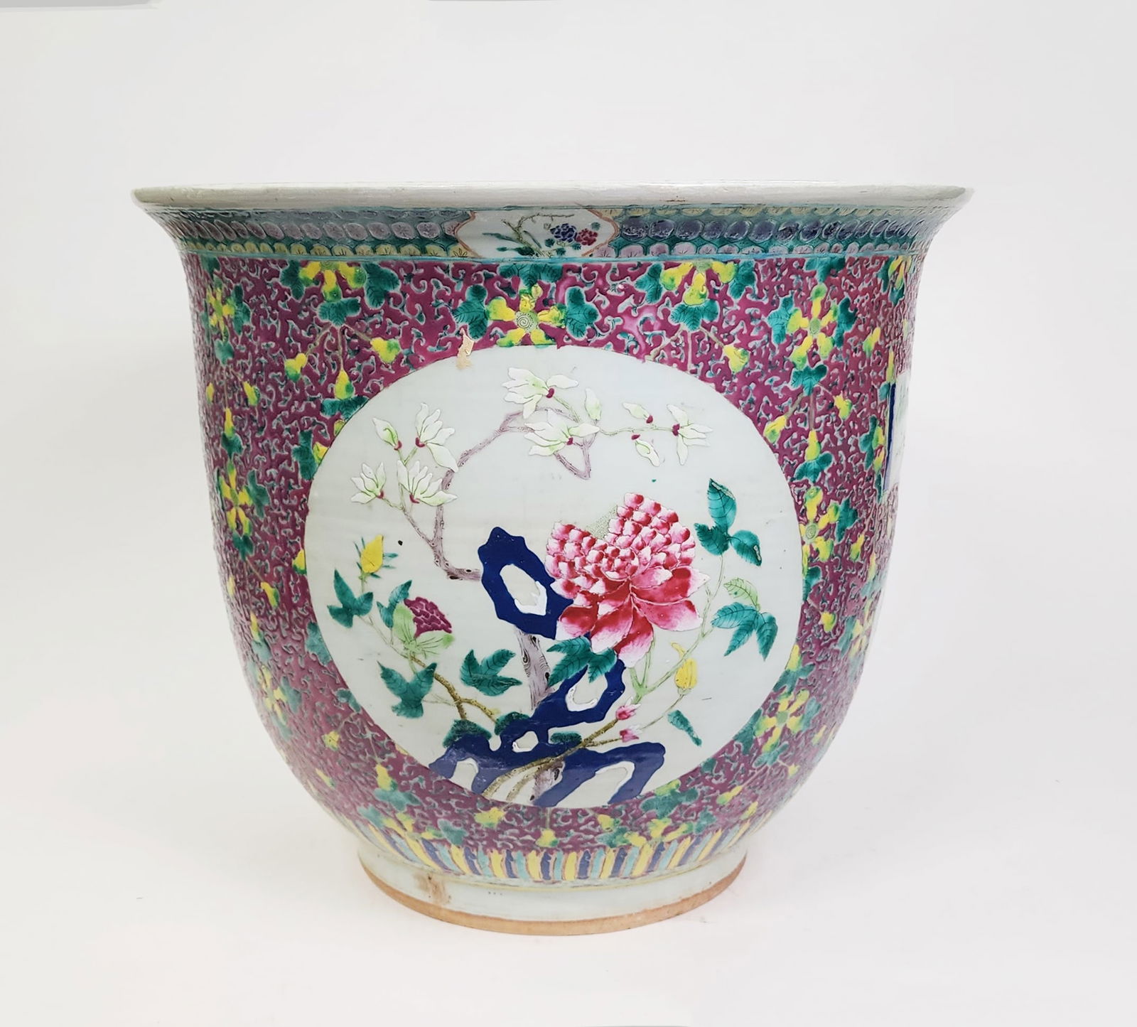 Antique Chinese Late Qing Famille Rose Porcelain Planter (1 of 14)