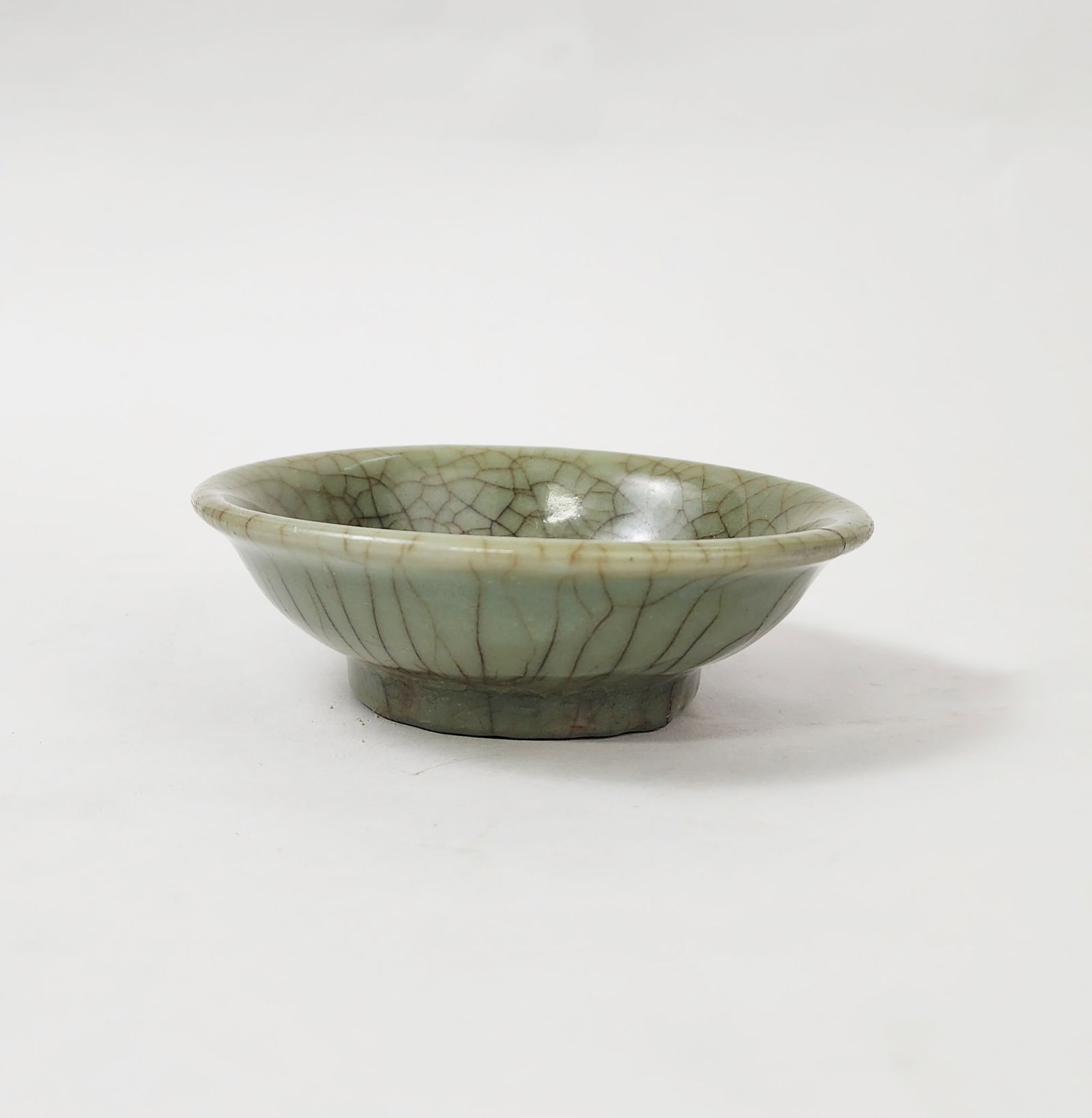 Antique Chinese Longquan Celadon Small Plate (1 of 6)