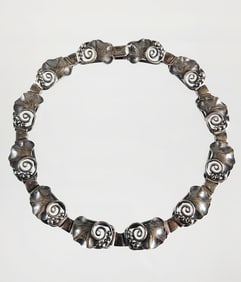 Estate Vintage Alphonse La Paglia for International Sterling Silver Necklace