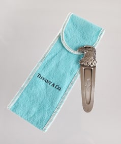 Estate Antique Tiffany & Co. Sterling Silver Eagle Head Bookmark