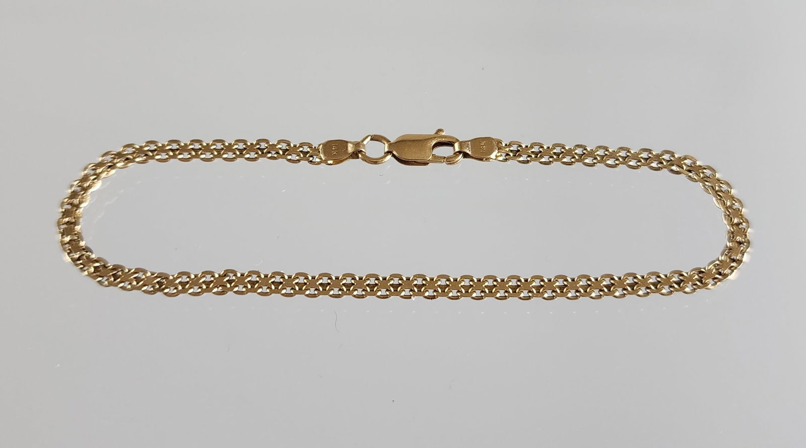 Estate Vintage 14K Gold Mens Chain Bracelet (1 of 6)