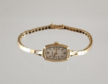 Estate Vintage Longines 14K Gold Ladies Watch, ca. 1943