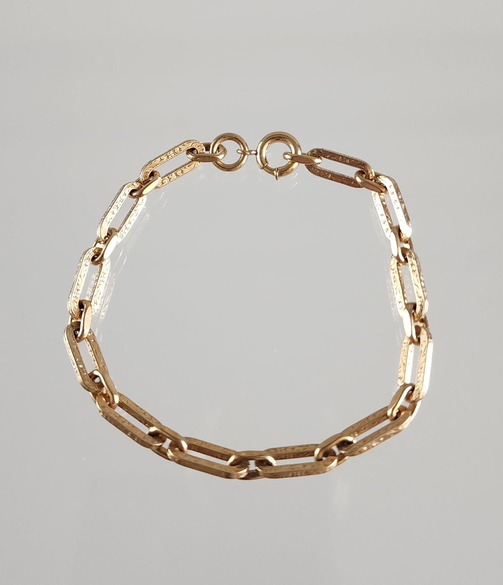 Estate Vintage Victorian Gold Filled Chain Bracelet (1 of 6)