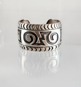 Estate Vintage Native American Hopi Sterling Silver