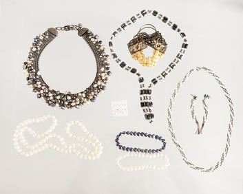 Group of Estate Vintage & Contemporary Cultured Pearl Jewelry