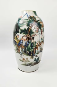 Antique Chinese ROC Porcelain Large Vase