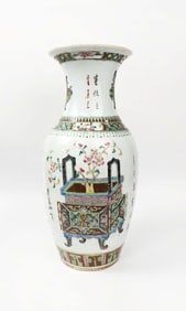 Antique Chinese Famile Rose Large Porcelain Vase