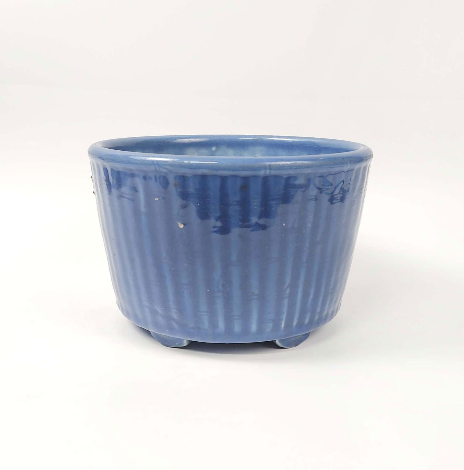 Antique Chinese Powder Blue Glazed Tripod Footed Planter (1 of 7)