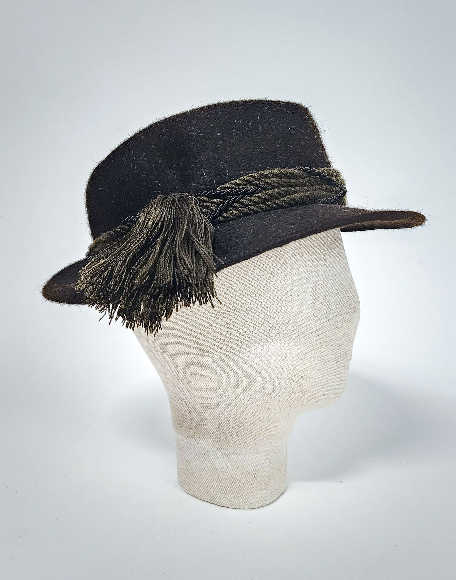 Dolomitenhut Brown Fur Felt Hat, ca. 1970s (1 of 6)