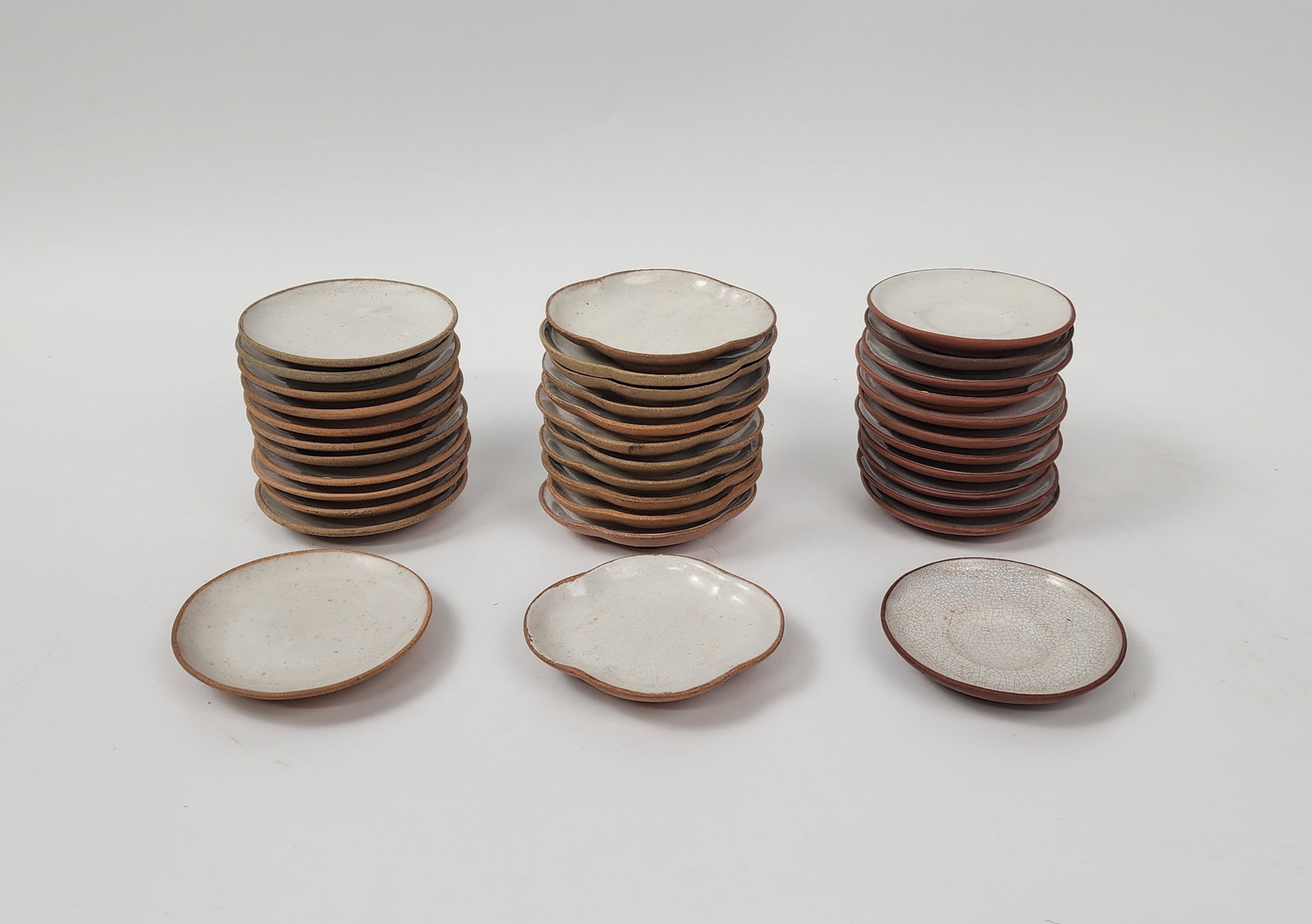 Group of 36 Antique Chinese Teixuan Marked Yixing Small Dishes (1 of 10)