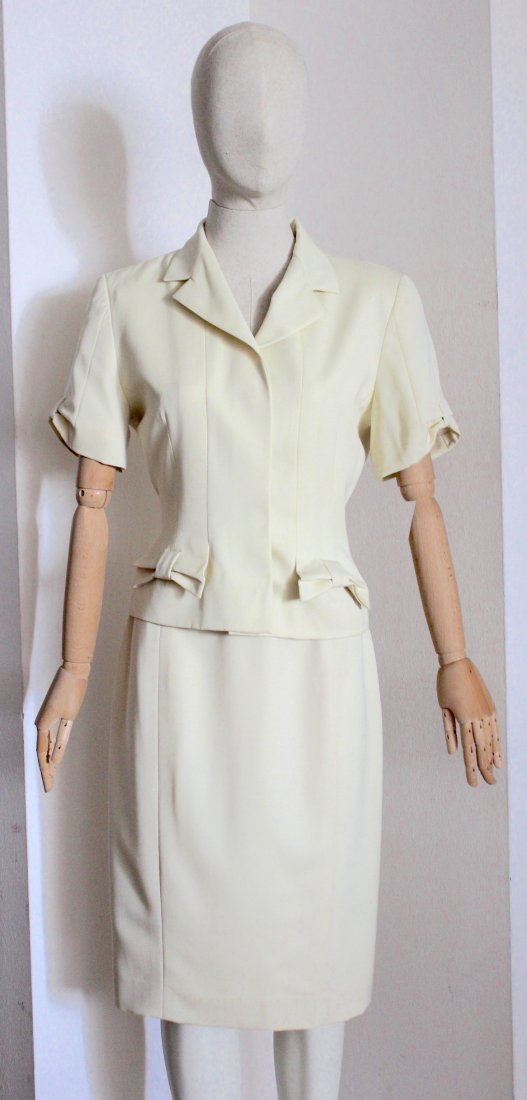 Givenchy Couture by John Galliano Yellow Suit, S/S 1997 (1 of 4)