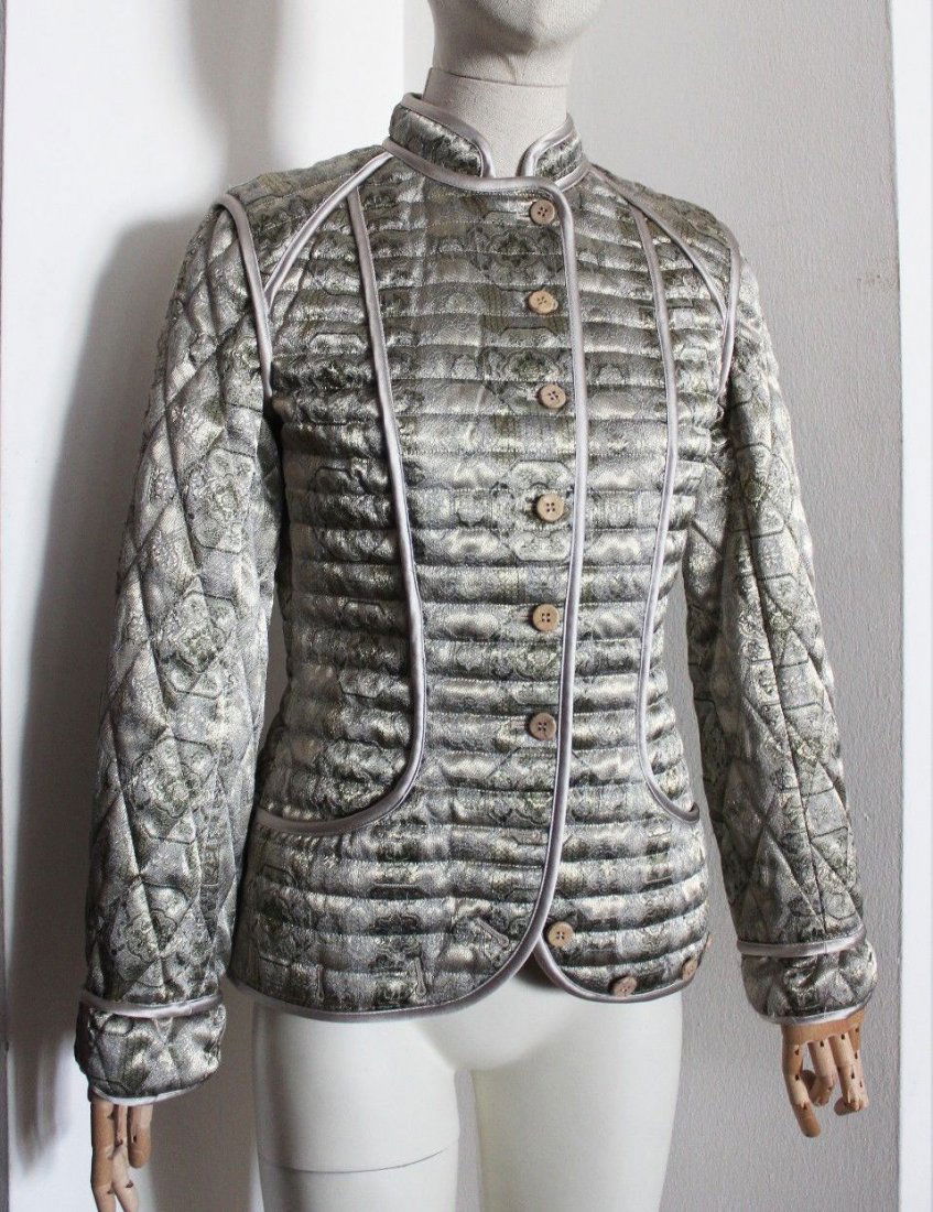Alexander McQueen Silk Brocade Runway Jacket, F/W 2003 (1 of 7)
