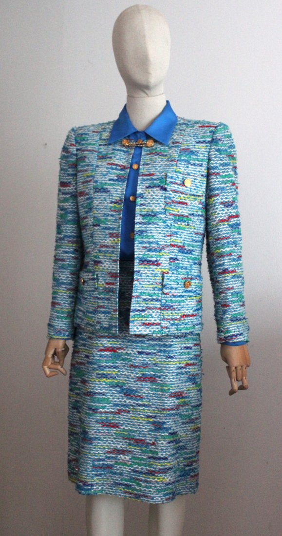 Paula Klein Paris Chanel Style 3 Piece Suit, c.1980's (1 of 4)