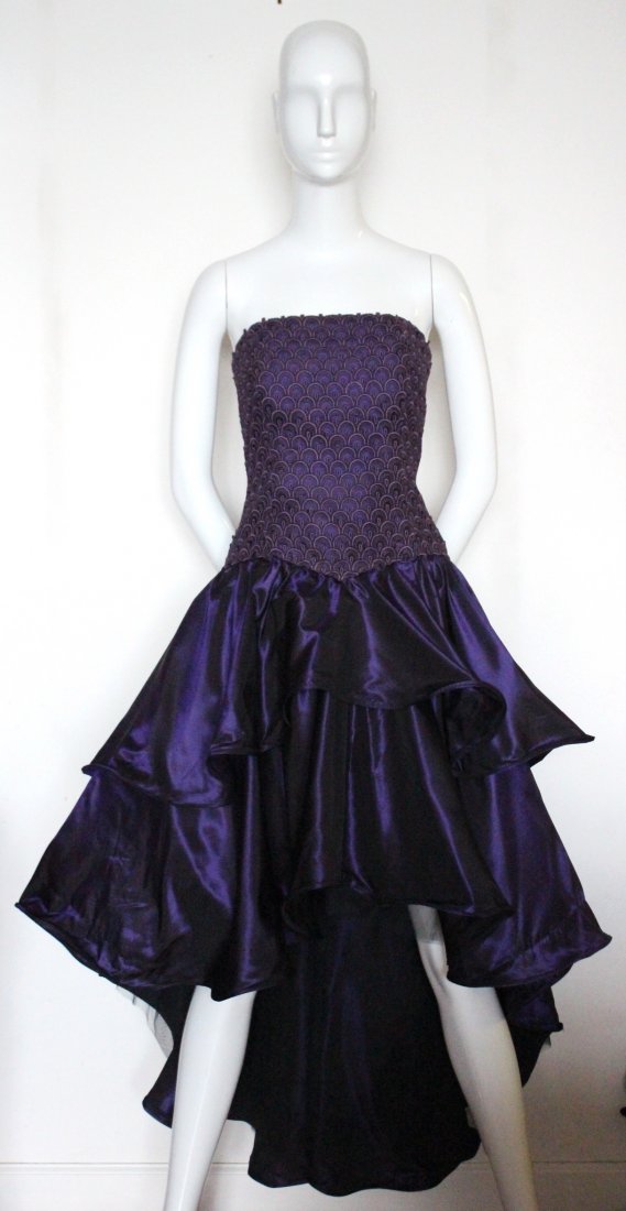 Andrea Odicini Couture Evening Dress, c.1980's (1 of 4)