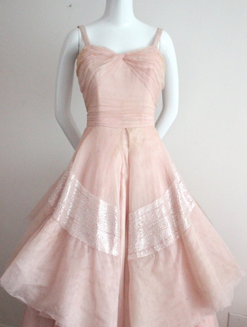 Bergdorf Goodman Attb. Christian Dior Evening Gown,1948 (1 of 5)