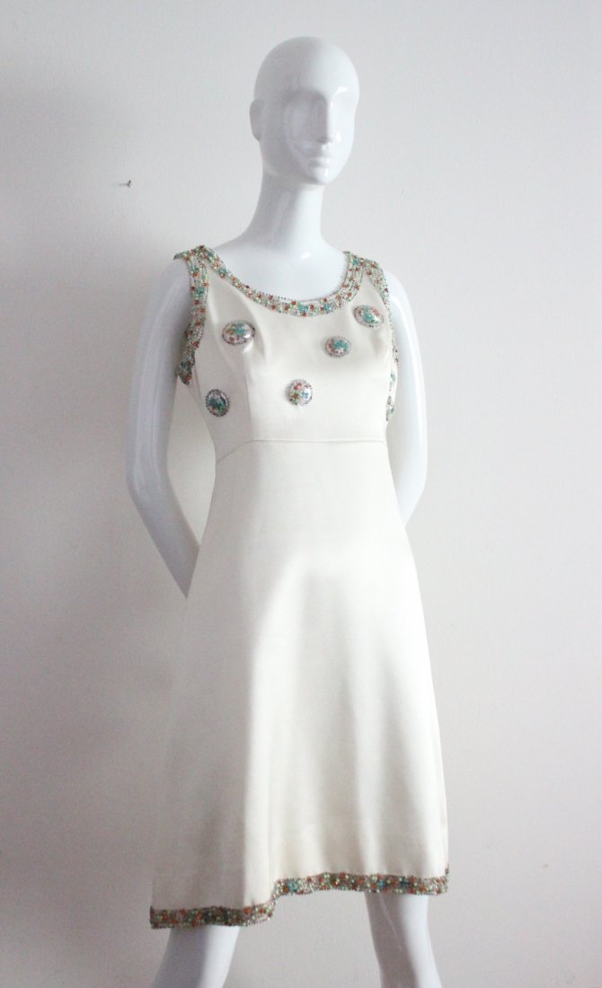 Chloe by Karl Lagerfeld Embroidered Dress, late 1960's (1 of 5)