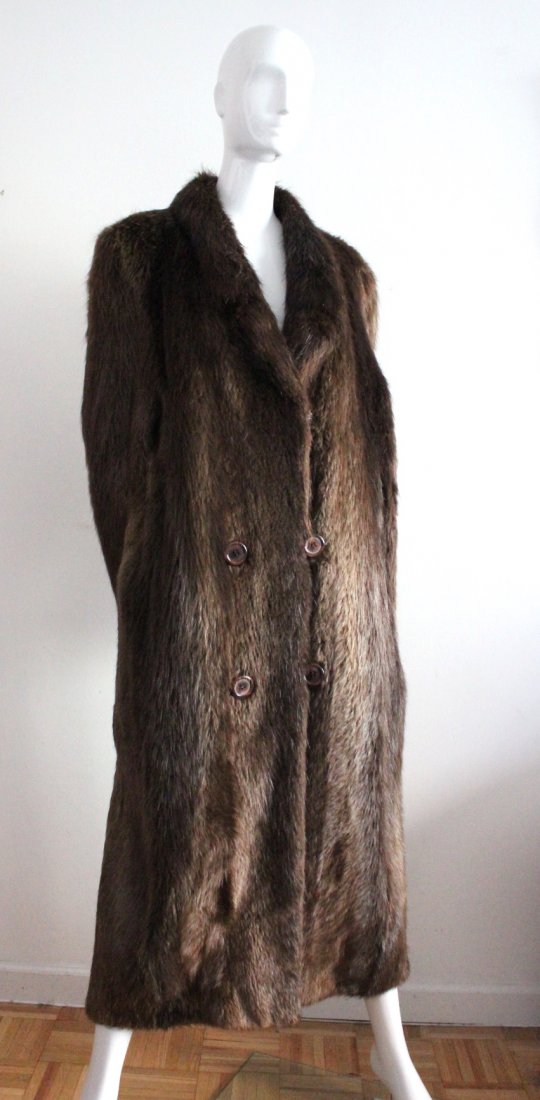 Fendi Full Length Beaver Fur, c.1980's (1 of 2)
