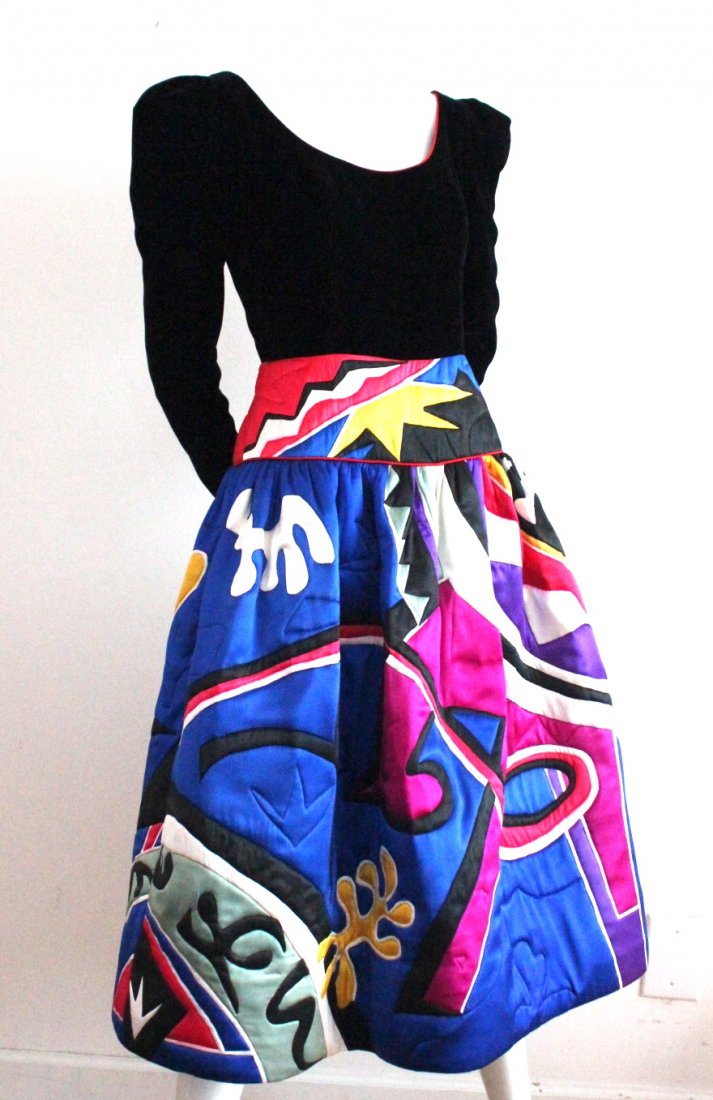 Iconic Yves Saint Laurent 'Matisse' Dress, c.1980's (1 of 6)