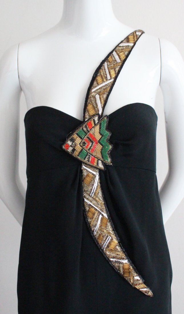 Bernard Perris Haute Couture Evening Dress,c. 1980's (1 of 4)