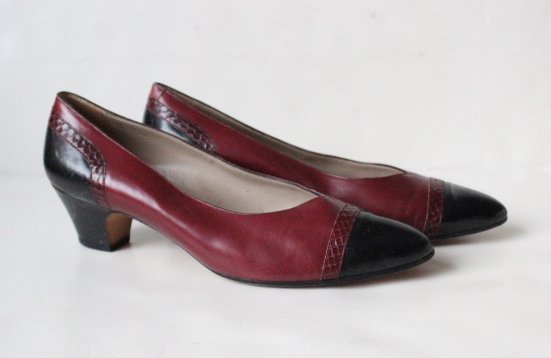 Salvatore Ferragamo Snake Skin & Leather Shoes Sz. 7.5 (1 of 3)