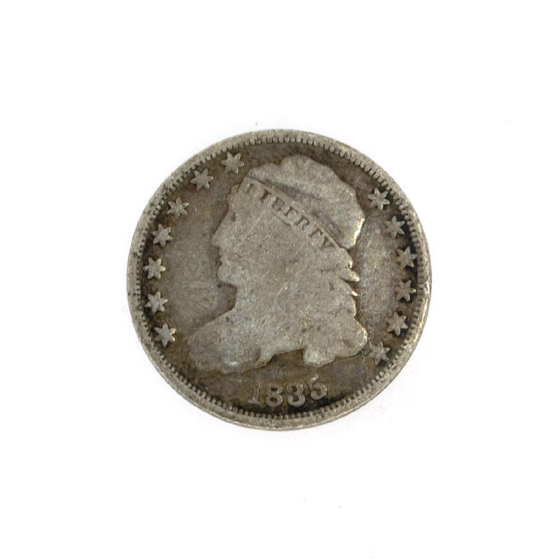 1835 Capped Bust Dime Coin: Gov. File: C-47466 1835 Capped Bust Dime Coin Asset Type: Coin Shipping: $9.95