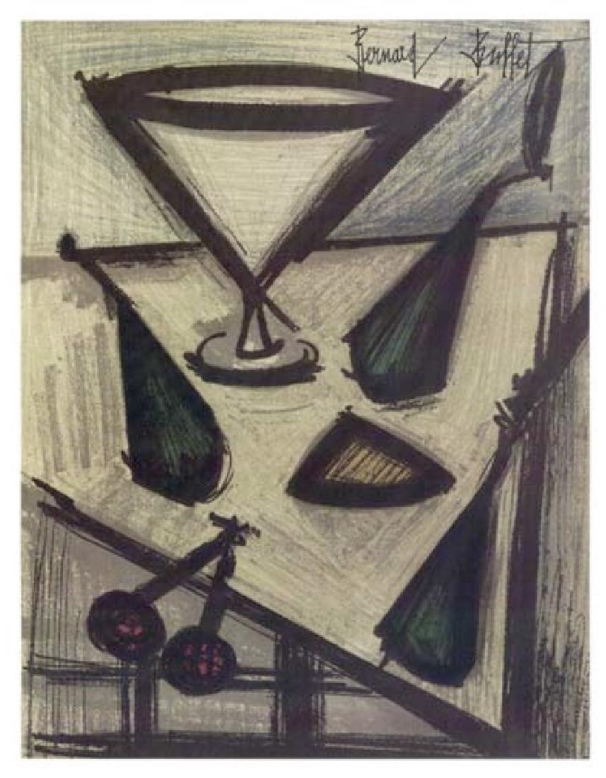 Bernard Buffet Lithograph ''''Nature Monte Aux: Gov. File: M-05528 Bernard Buffet Lithograph ''''Nature Monte Aux Fruits'''' 18 x 24 Paper Image Asset Type: CollectibleShipping: $24.95. Item may be pick up only, or require additional shipping charg