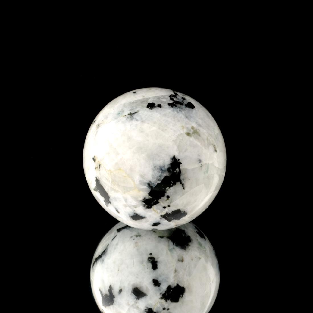 APP: 1.8k Rare 1,113.00CT Sphere Cut White/Black: Gov. File: H-15889 Rare 1,113.00CT Sphere Cut White/Black Moonstone Gemstone Retail Replacement Value: $1.8K Asset Type: Gemstone Shipping: $19.95