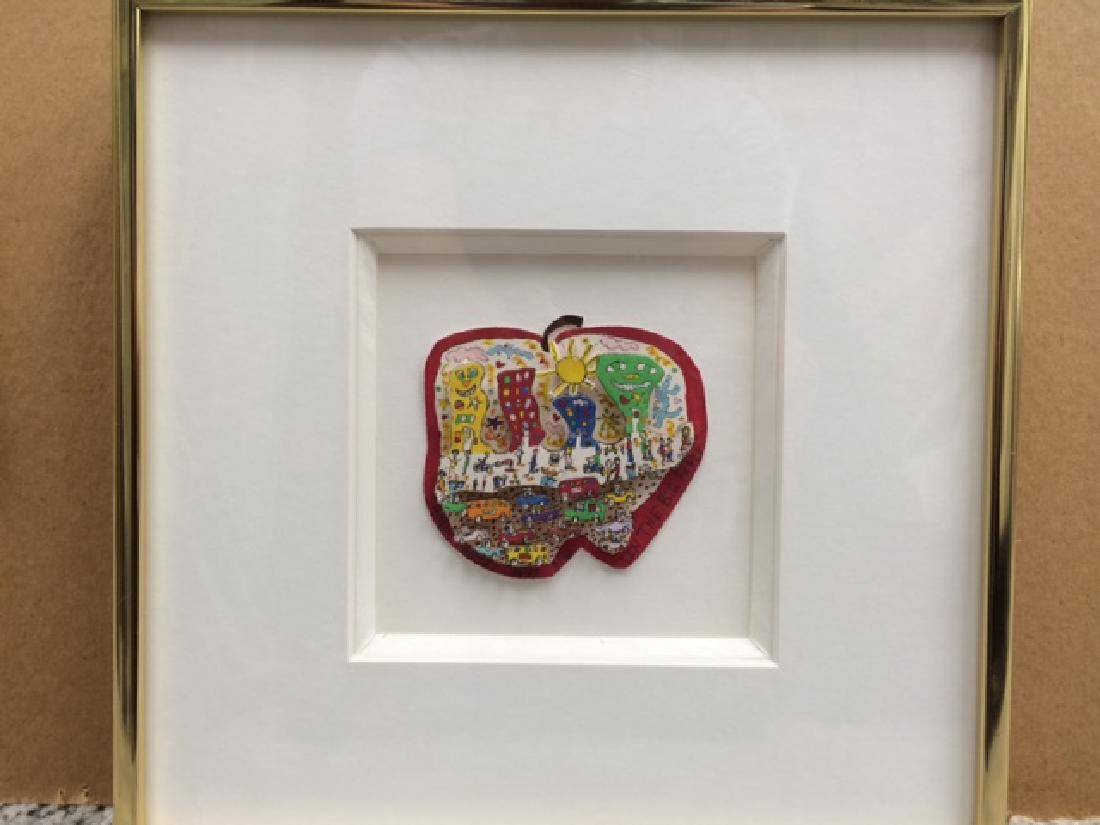Very Rare 1981 James Rizzi 3-D Art ''''IN THE BIG: Gov. File: M-05397 Very Rare 1981 James Rizzi 3-D Art ''''IN THE BIG APPLE'''' #3/50 Early Piece, Size 3 1/4 x 3 1/4 Asset Type: Collectable Shipping: $24.95. Item may be pick up only, or require addi