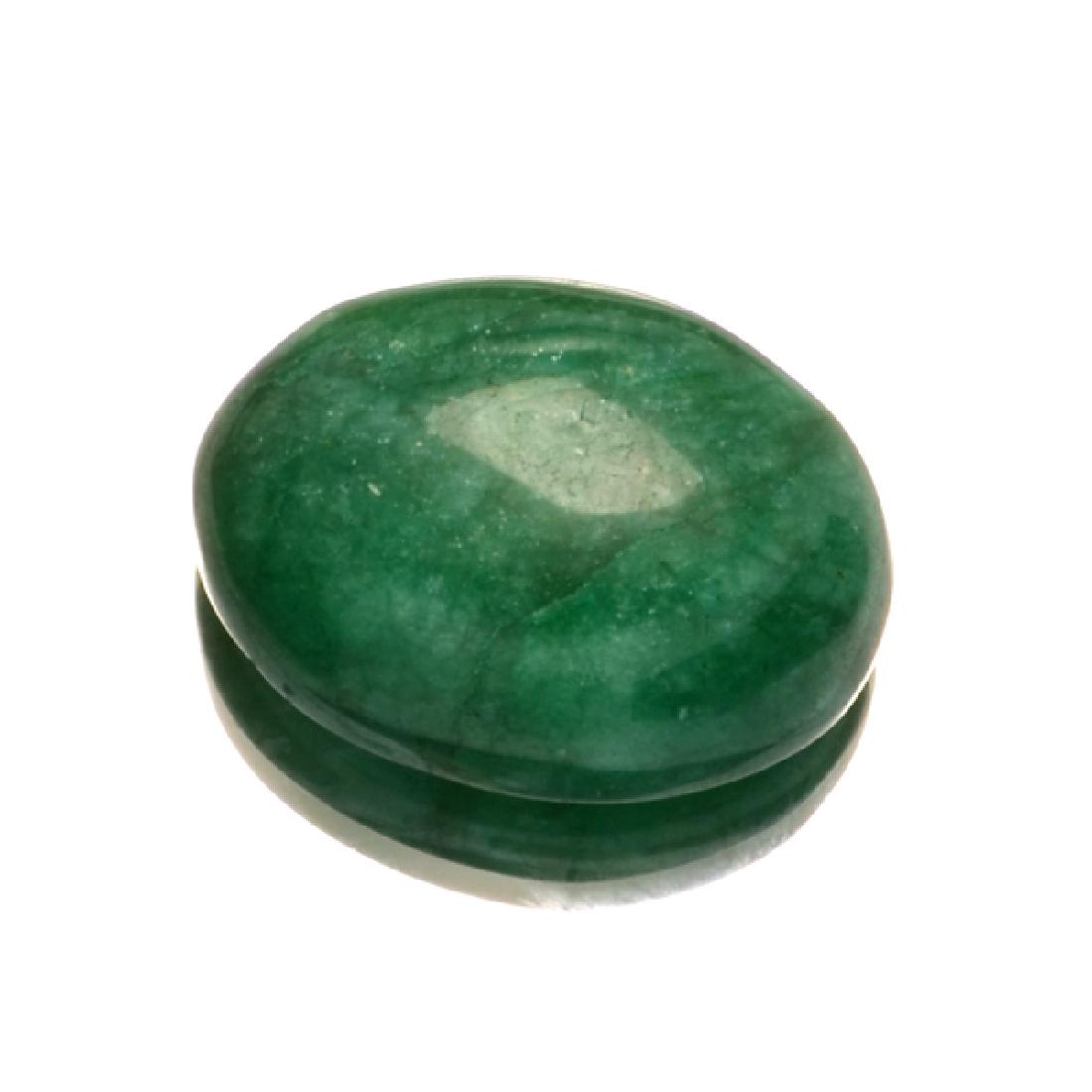 APP: 0.8k 17.80CT Oval Cut Cabochon Green Beryl: Gov. File: 71007 17.80CT Oval Cut Cabochon Green Beryl Gemstone Retail Replacement Value: $0.8K Asset Type: Gemstone Shipping: $19.95